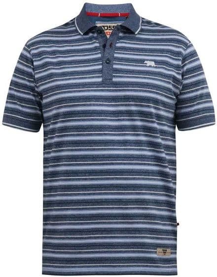 D555 STRIPE POLO SHIRT