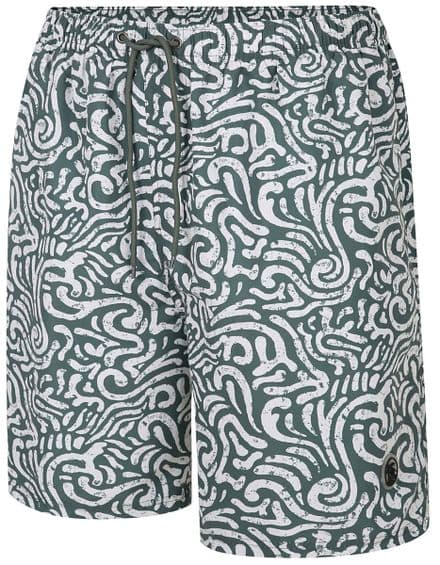 ESPIONAGE ABSTRACT PRINT SWIM SHORTS