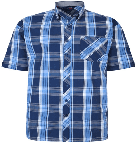 ESPIONAGE CHECK SHIRT - BLUE/NAVY