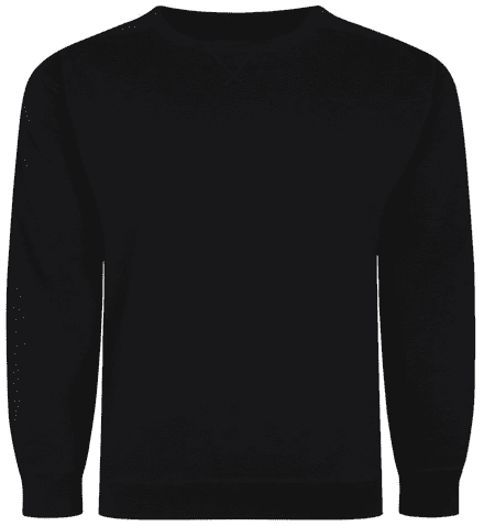 ESPIONAGE CREW NECK SWEATHSIRT - BLACK