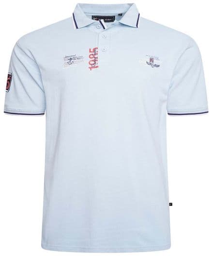 KAM RACING CLUB POLO SHIRT - BLUE