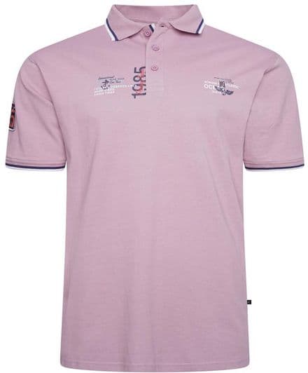 KAM RACING CLUB POLO SHIRT - MAUVE