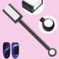 Cat eye double headed nail art magnet wand