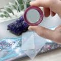 Stubby sticky stamper