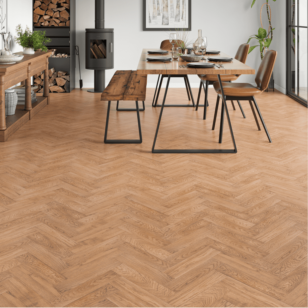 Dean Oak Herringbone