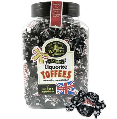 1.25kg Walkers Nonsuch Liquorice Toffee Gift Jar