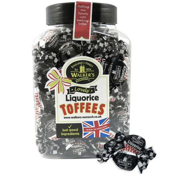 1.25kg Walkers Nonsuch Liquorice Toffee Gift Jar