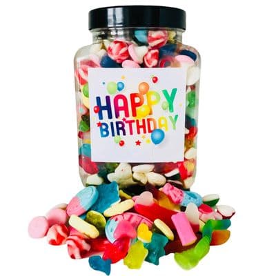 1.5kg Build Your Own Happy Birthday  Pick & Mix Jar