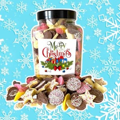 1.5kg Christmas Chocolate Mix Jar