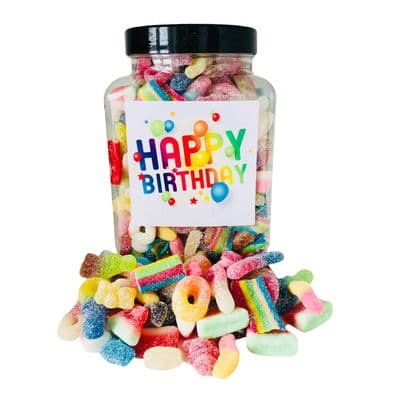 1.5kg Happy Birthday Fizzy Mix Jar