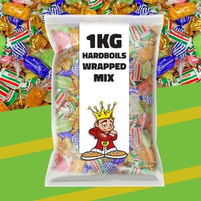 1kg Boiled Wrapped Sweets Mix Bag