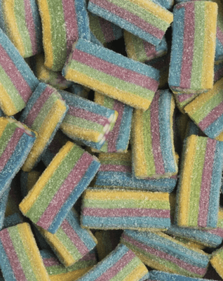 1kg Fizzy Rainbow Bricks