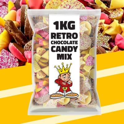 1kg Retro Chocolate Mix Bag
