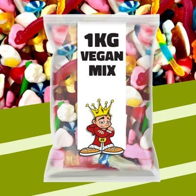 1kg Vegan Sweets Mix Bag