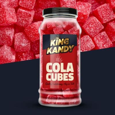 645g Cola Cube Sweets Gift Jar