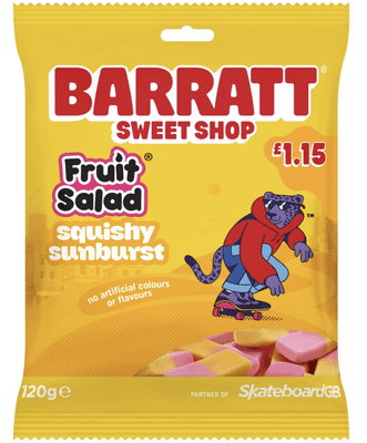 Barratt Fruit Salad Squishy Sunburst 120g
