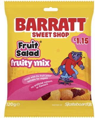 Barratt Fruity Mix 120g