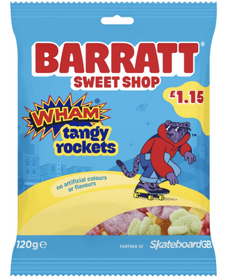 Barratt Wham Tangy Rockets 120g