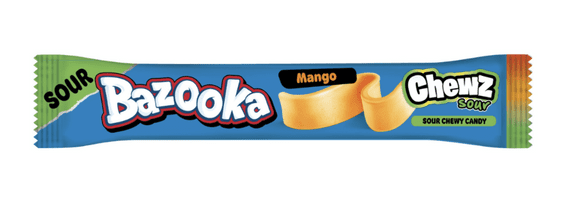Bazooka Mango Sour Chew Bar x 1
