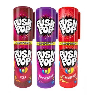 Bazooka Push Pop Lollipop