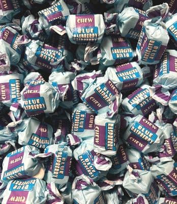 Blue Rasberry Chews 120g Bag
