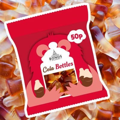 Bonds Cola Bottles Treat Bag 50g