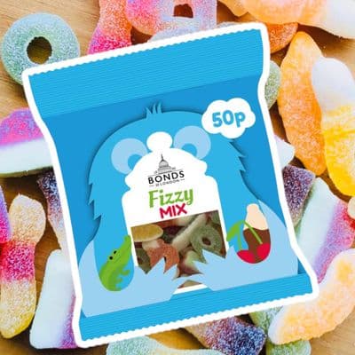 Bonds Fizzy Mix Treat Bag 50g