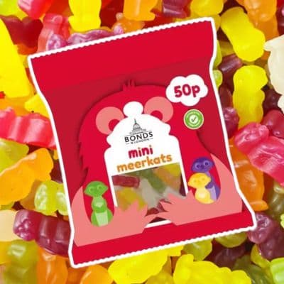 Bonds Mini Meerkats Treat Bag 50g