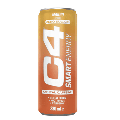 C4 Smart Energy Mango 330ml Can