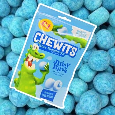 Chewits Blue Raspberry Juicy Bites 145g