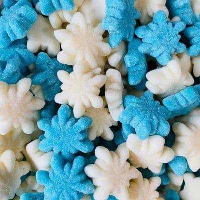 Christmas Frosty Jelly Snowflakes 120g