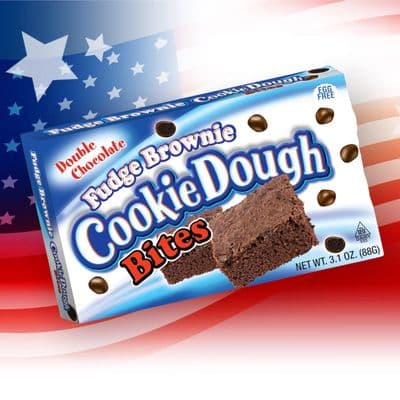 Double Chocolate Fudge Brownie  Cookie Dough Bites 88g Box