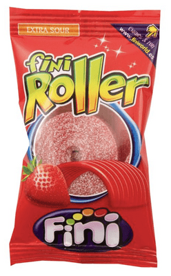 Fini Fizzy Strawberry Rollers