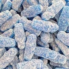 Blue Raspberry Babies Fizzy Blue Raspberry Babies 120g Bag