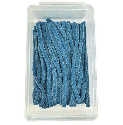Fizzy Blue Raspberry Pencils Tub 100 Count