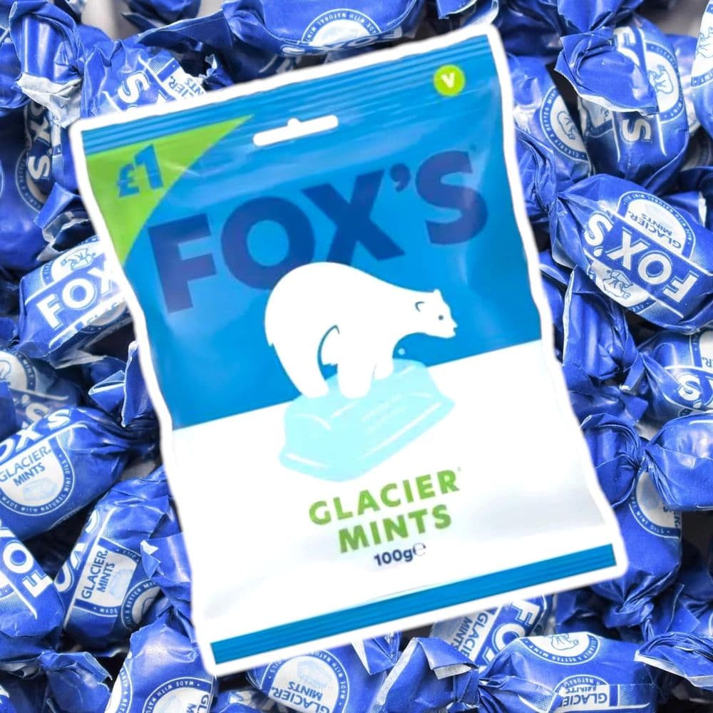 Fox s Glacier Mints 100g Bag