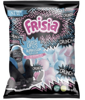 Frisia Crunchy UFOs Bubblegum Flavour Bag 36g