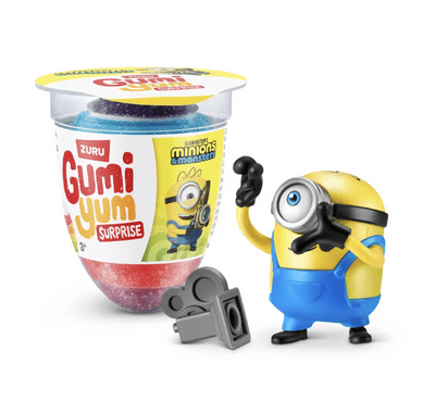 Gumi Yum Surprise Minions 26g Gummy & Toy By Zuru