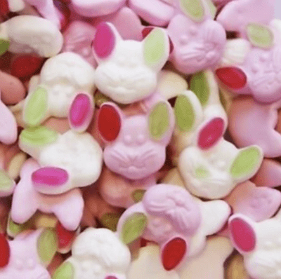 Gummy Easter Bunnies 100g bag