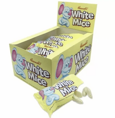Hannahs White Mice Case 24 x 40g bags