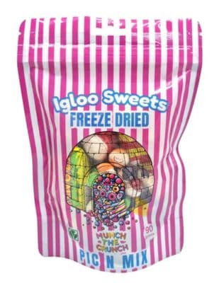 Igloo Freeze Dried Munch The Crunch Pink Pick n Mix 90g