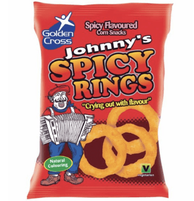 JOHNNYS Spicy Rings 70g Bag