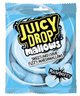 Juicy Drop Raspberry Marshmallows 100g