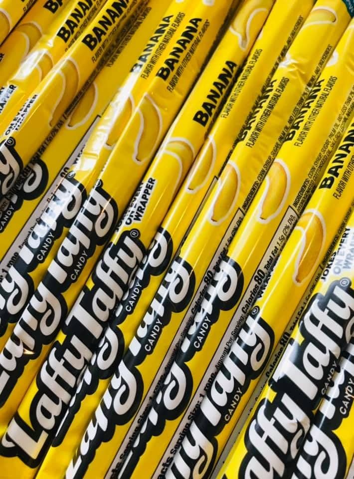 Laffy Taffy Ropes Banana Flavor - 48 Count (Two Full Boxes) FREE SHIPPING