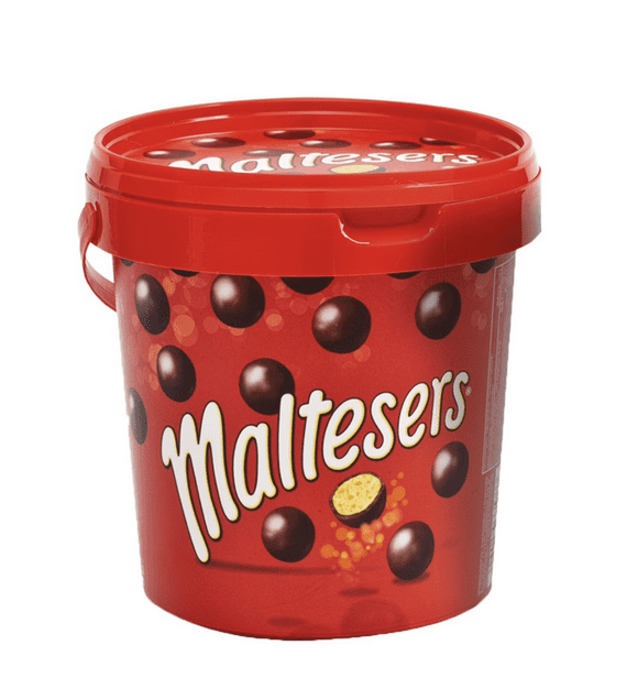 Large Malteasers Party Bucket 400g BB 15/06/2025