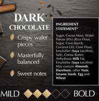 Lindt EXCELLENCE Dark Crispy Wafer bar 100g