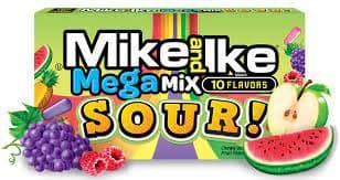 Mike & Ike SOUR Mega Mix Theatre Box 141g BB JUNE 2025