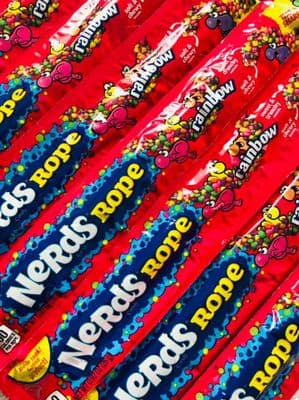 Rainbow Fruits Nerds Rope 26g BB MAY 2025
