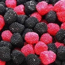 Red & Black Beaded Berries 100g Bag