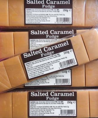 Salted Caramel Fudge Bar